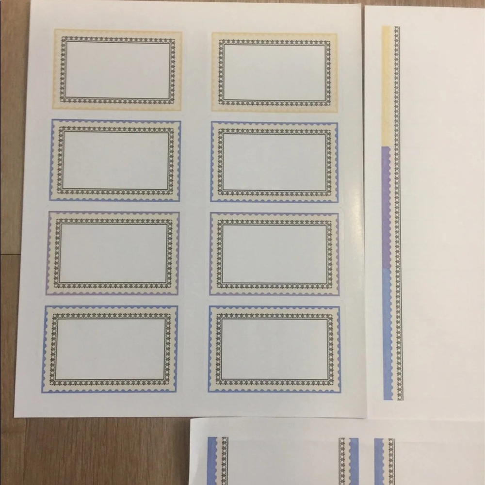Label Sticker Sheets NWT - Picture 2 of 3